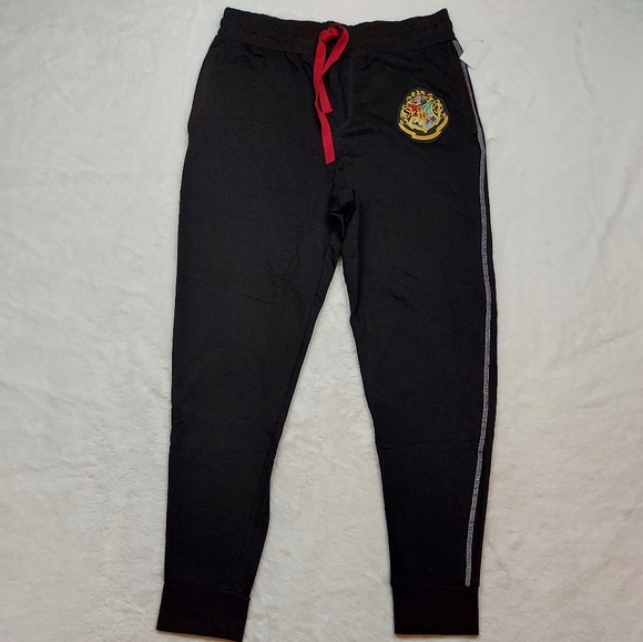 Harry Potter Hogwarts Universal Studios Black High Rise Joggers Size S - Picture 3 of 12